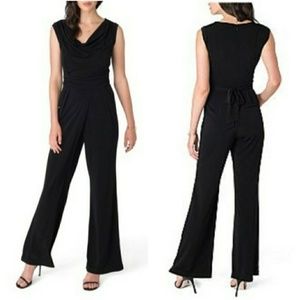 Black Cowl Neck Jumpsuit